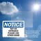Signmission Not An Entrance Please Use Other Door OSHA Notice Sign, Vinyl Decal, 14in W x 10in L, 2PK OS-2PACK-NS-D-1014-L-15148 - alternate 6